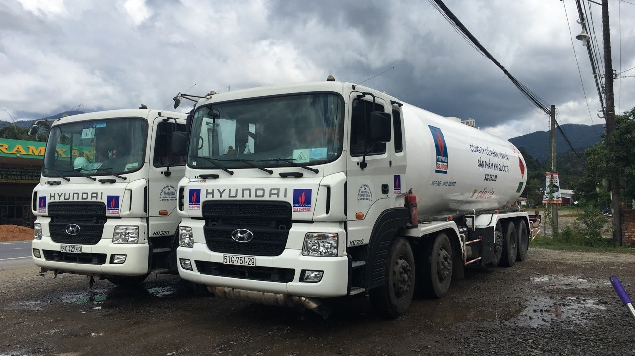 Dịch vụ vận tải LPG bằng xe bồn