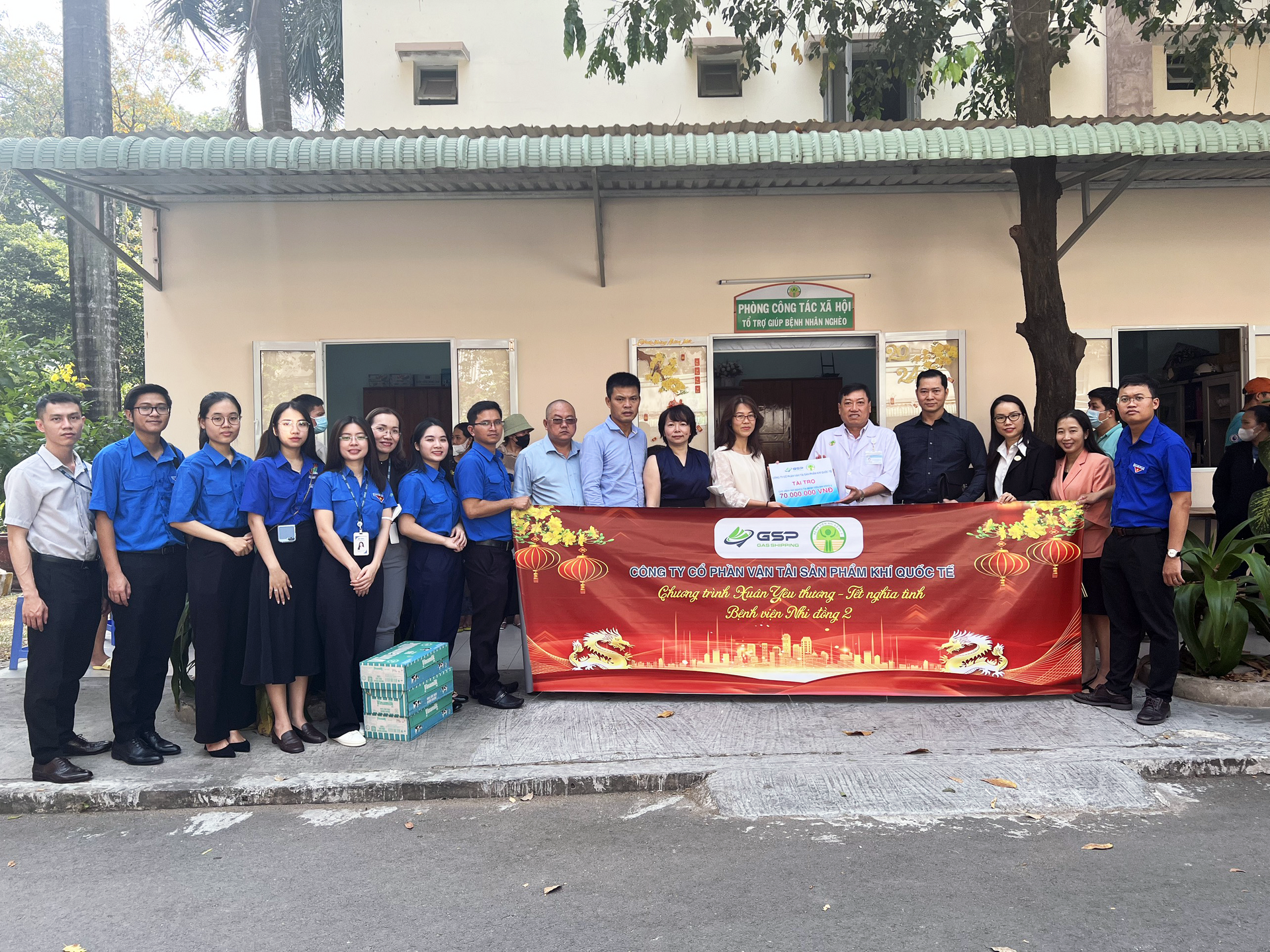 Chương trình thiện nguyện “Xuân yêu thương – Tết nghĩa tình” tại Bệnh viện Nhi đồng 2