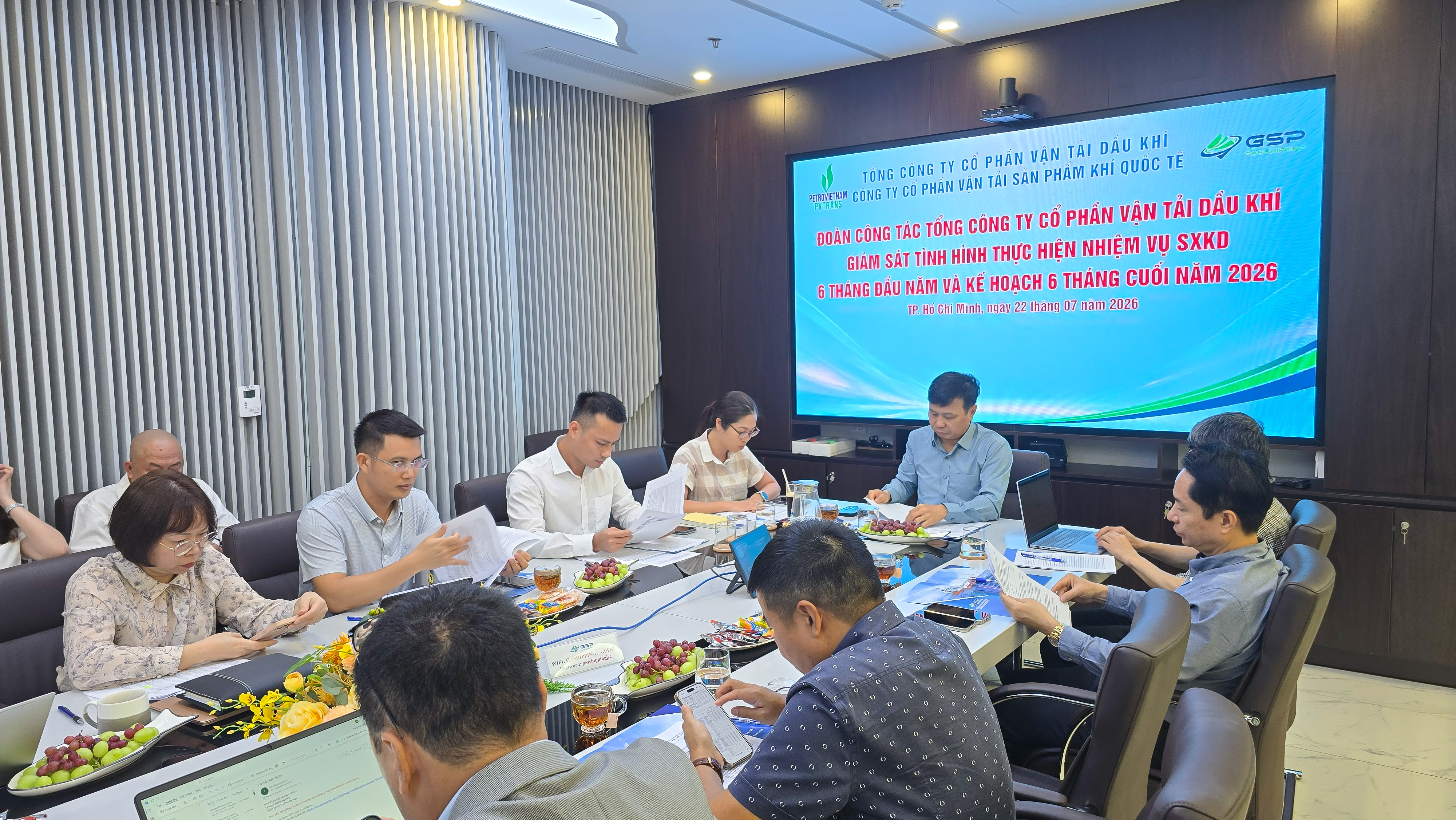GAS SHIPPING ĐÁNH GIÁ KẾT QUẢ 6 THÁNG ĐẦU NĂM, ĐỊNH HƯỚNG NHIỆM VỤ 6 THÁNG CUỐI NĂM 2026